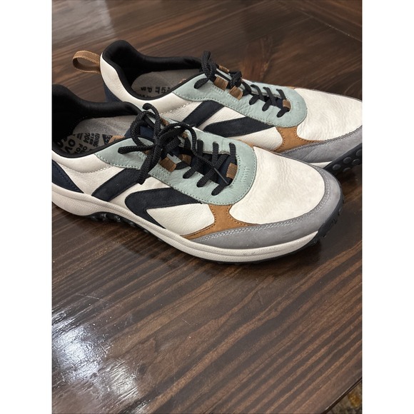 Keen Leather Sneaker Granite Green/Curry Sz 12 Mens
